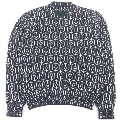 PRADA 21AW Umb258 Virgin Wool Cashmere All Over Pattern Triangle Logo Long