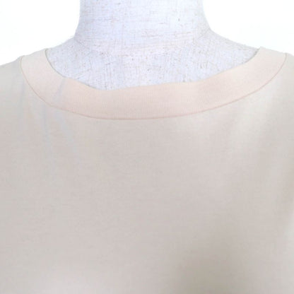 CELINE 2x761671q 100% Cotton Logo Cropped Short Sleeve T-shirt Beige XS Made In