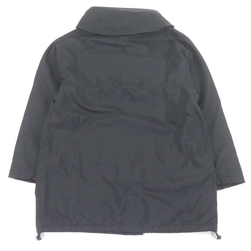 GUCCI 512997 Sega Pool Patch Nylon Jacket Logo Patch Filled Nylon Coat Black