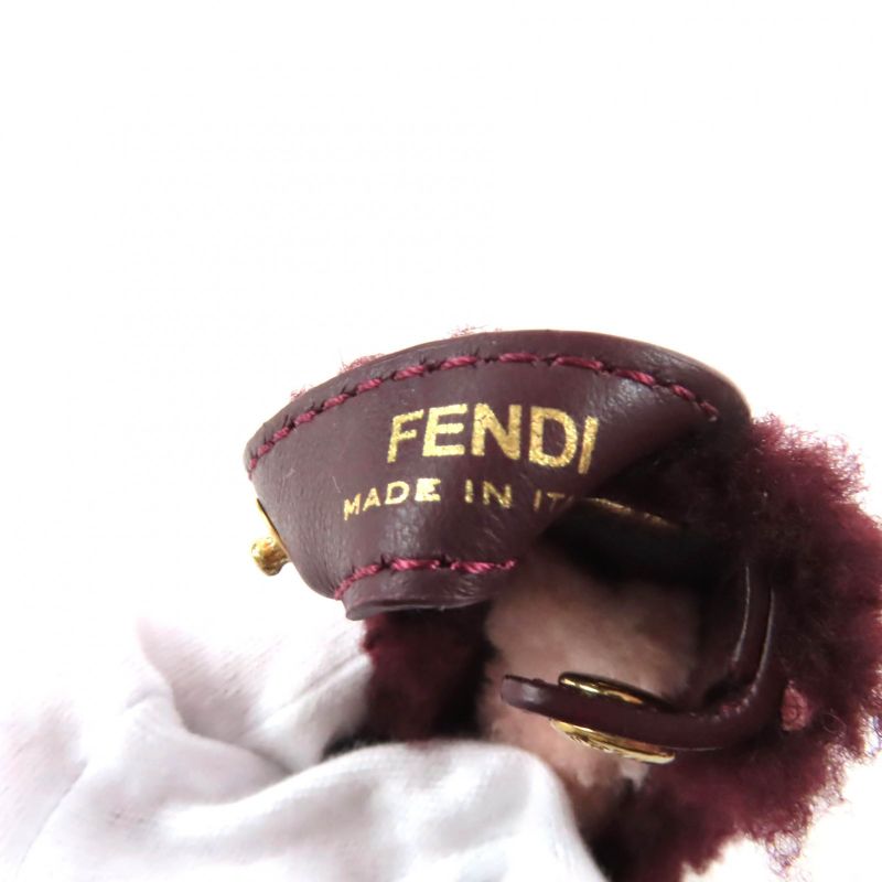 FENDI P-cub-leather Mouton Handle Cabas - Bold Storage Bag Included Made In