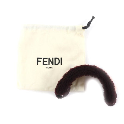 FENDI P-cub-leather Mouton Handle Cabas - Bold Storage Bag Included Made In