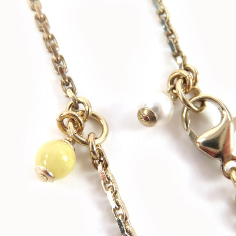 CHANEL 2022 C22S Star Motif Coco Mark Costume Jewelry Necklace Gold France