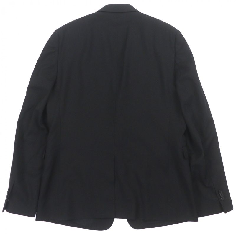 FENDI 2020 Fj0576 100% Wool FF Logo Button Single Jacket Tailored Jacket Black
