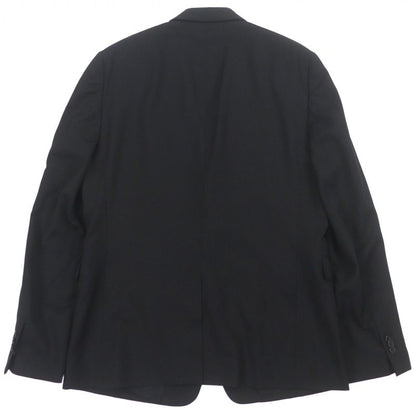 FENDI 2020 Fj0576 100% Wool FF Logo Button Single Jacket Tailored Jacket Black