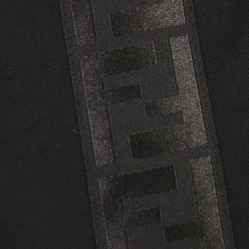 FENDI 2020 Fj0576 100% Wool FF Logo Button Single Jacket Tailored Jacket Black