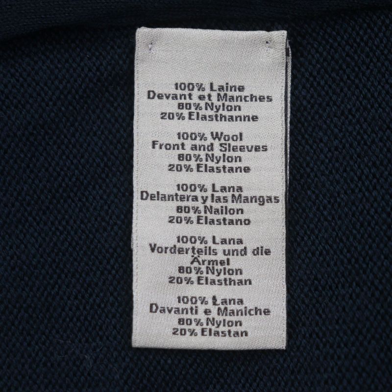 HERMES 100% Wool H Motif Quilted Filled 2WAY Double Zip Up Blouson Jacket