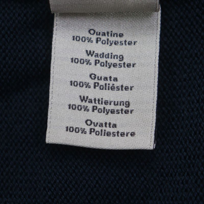 HERMES 100% Wool H Motif Quilted Filled 2WAY Double Zip Up Blouson Jacket