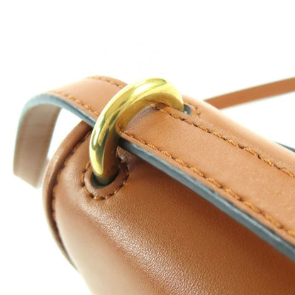 FENDI 8bs082 Camon Small With FF Logo Hardware Leather Satchel Bag Shoulder