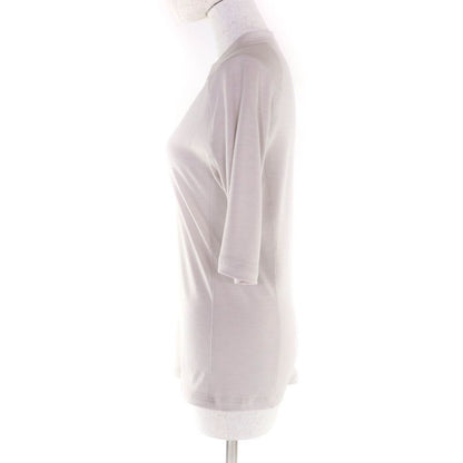 HERMES-fit 100% Wool Gris Carrier With Serie Button Half ZIP Cut And Sew M Made