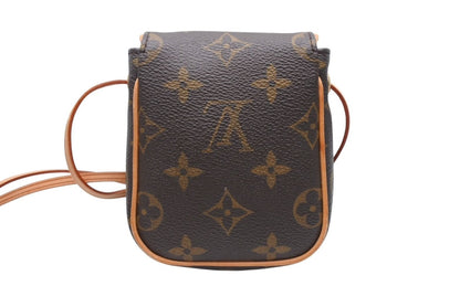 Louis Vuitton Pochette Cancun Shoulder Pouch Bag Monogram Gold — view 3