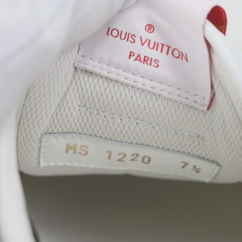 Louis Vuitton LV Oriline Leather Coated Canvas Low Cut Sneakers - White Black
