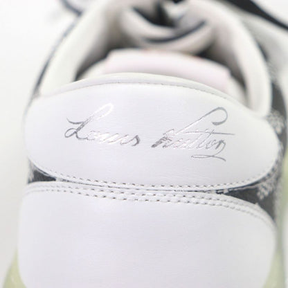 Louis Vuitton LV Oriline Leather Coated Canvas Low Cut Sneakers - White Black