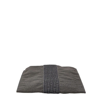 HERMES Her Line Crossbody Shoulder Bag Sacoche Gray Black Canvas Women's HERMES