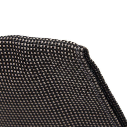 HERMES Her Line Crossbody Shoulder Bag Sacoche Gray Black Canvas Women's HERMES