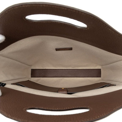 GUCCI GG Supreme Tote Bag Shoulder Bag 2WAY 688497 Beige Brown Red PVC Leather
