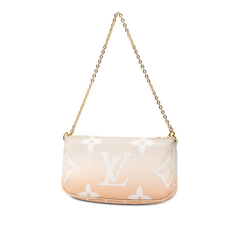 Louis Vuitton Monogram Giant Multi Pochette Accessory M57634 Plume Pink Beige