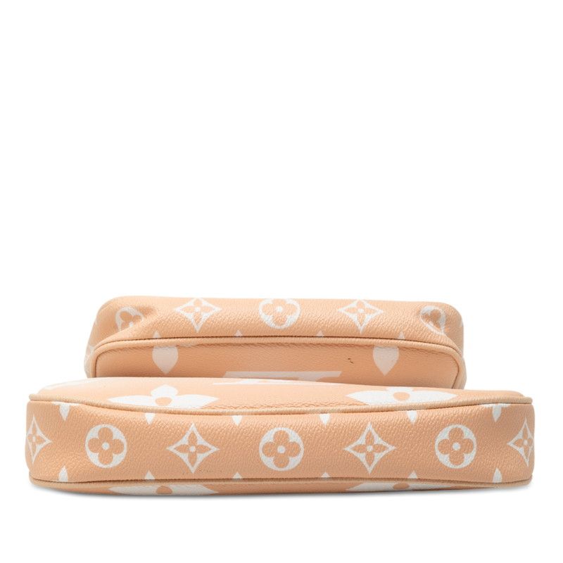 Louis Vuitton Monogram Giant Multi Pochette Accessory M57634 Plume Pink Beige