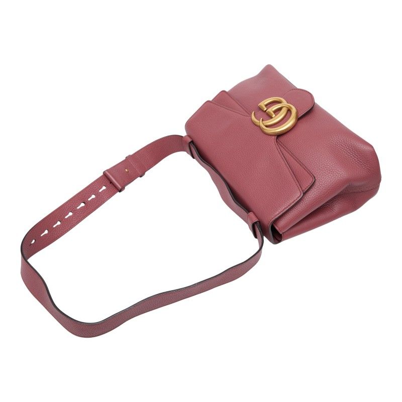 GUCCI Ggmarmont 401173 Pink Leather Women's GUCCI