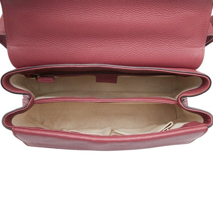 GUCCI Ggmarmont 401173 Pink Leather Women's GUCCI
