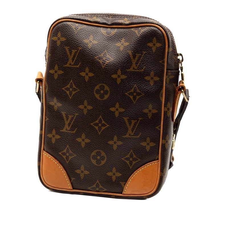 Louis Vuitton Monogram Amazon Crossbody Shoulder Bag M45236 Brown PVC Leather