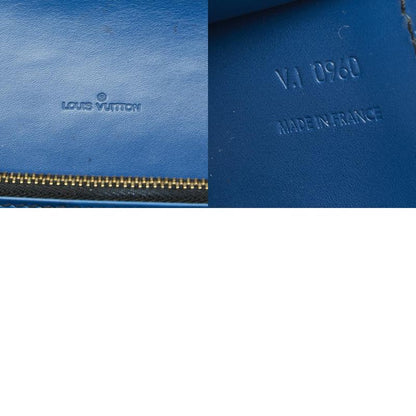 Louis Vuitton Epi Hoche Handbag Shoulder Bag M52445 Black Blue Leather Ladies