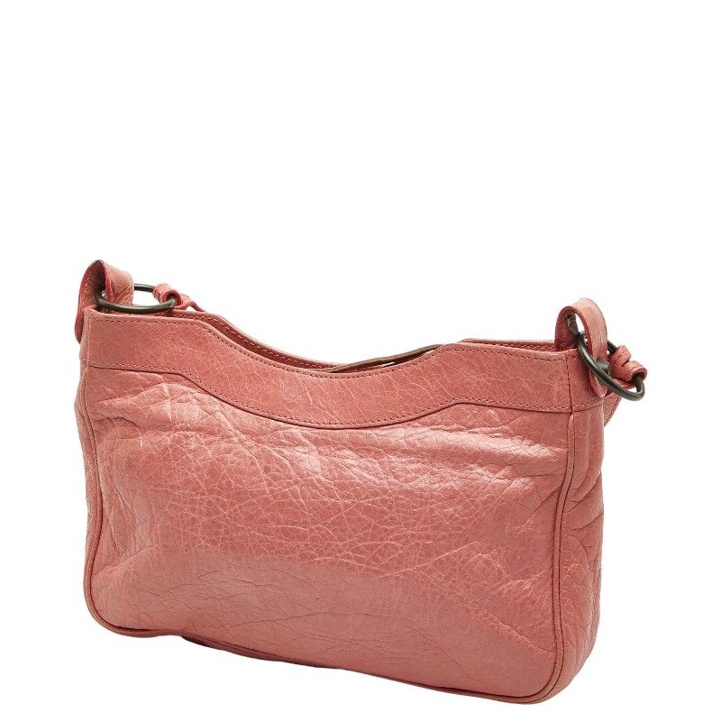 BALENCIAGA Giant Hip Crossbody Shoulder Bag Pink Leather Women's BALENCIAGA