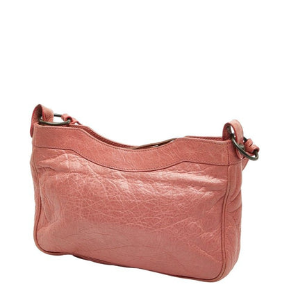 BALENCIAGA Giant Hip Crossbody Shoulder Bag Pink Leather Women's BALENCIAGA
