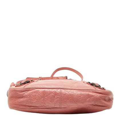 BALENCIAGA Giant Hip Crossbody Shoulder Bag Pink Leather Women's BALENCIAGA
