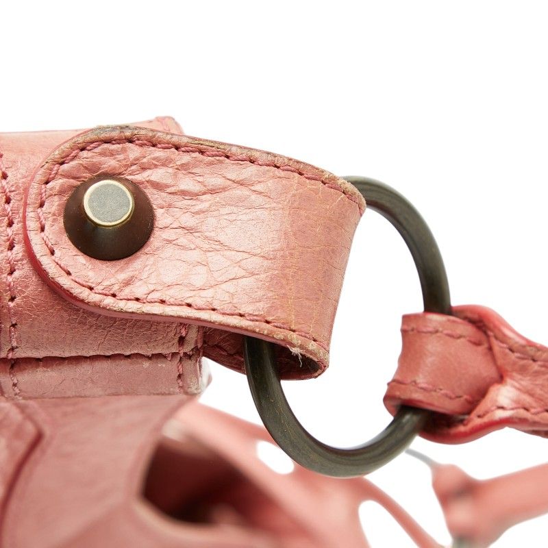 BALENCIAGA Giant Hip Crossbody Shoulder Bag Pink Leather Women's BALENCIAGA