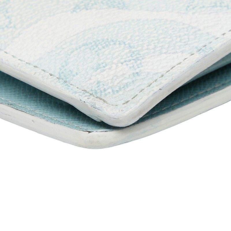 Louis Vuitton Monogram Aqua Garden Portefeuille Brother M82306 Light Blue