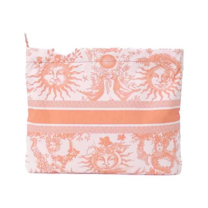 Christian Dioriviera DIOR Travel Zip Pouch S5440onja Pouch