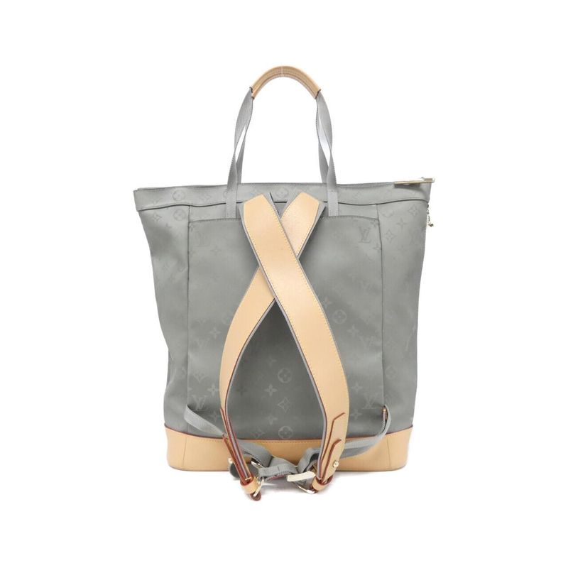 Louis Vuitton Monogram Titanium Zipped Tote M43887 Backpack Sac