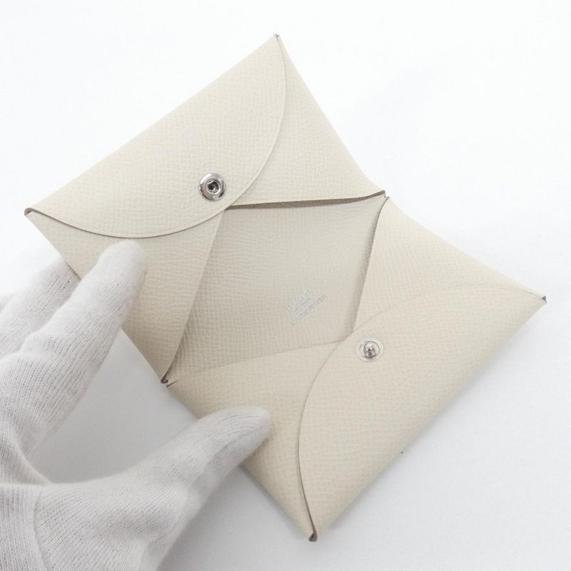 HERMES Calvi 044164ck Card Case