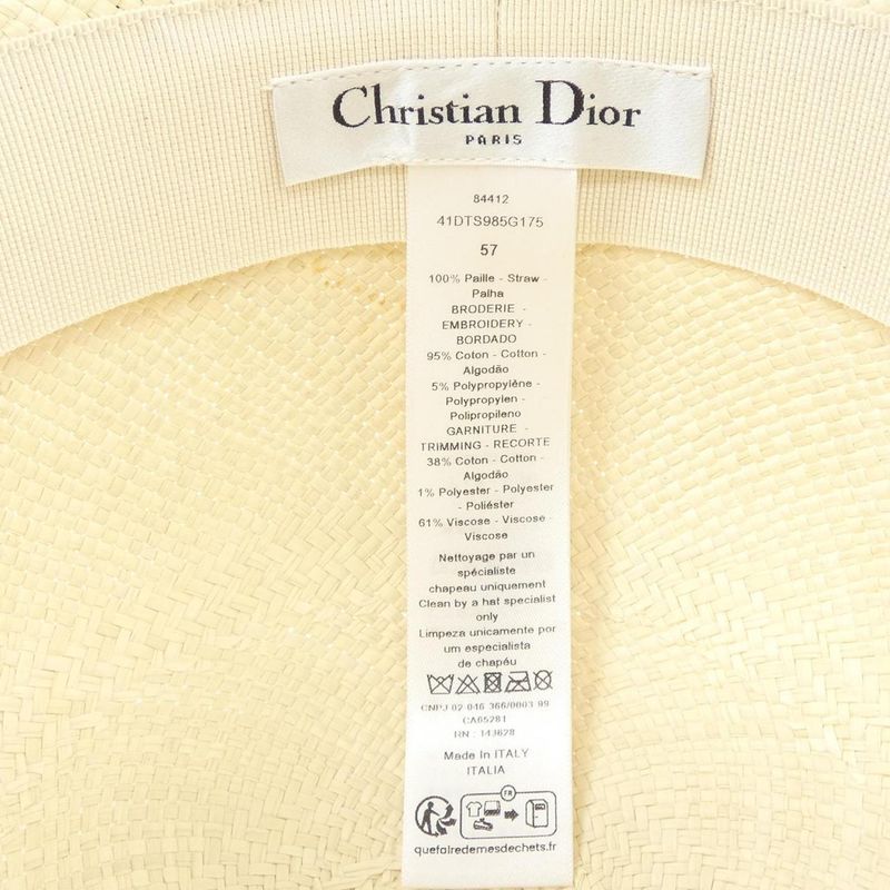 Christian DIOR D-tulipe Cloche Hat 41dts985g175 Hat