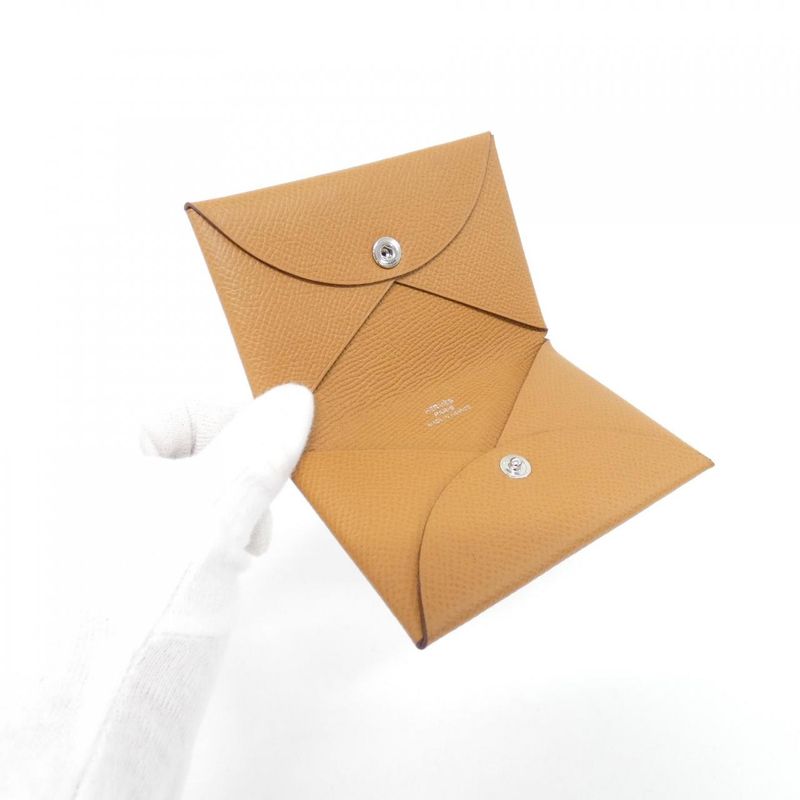 HERMES Calvi 044164ck Card Case
