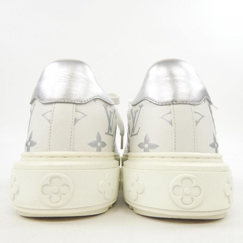 Louis Vuitton Metallic Monogram Pattern Time Out Line Sneakers