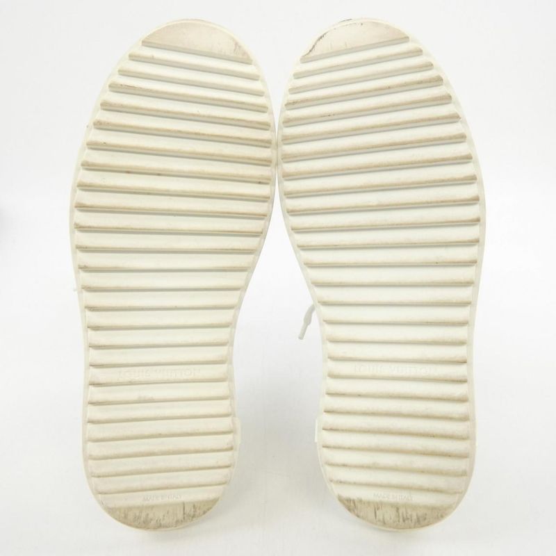 Louis Vuitton Metallic Monogram Pattern Time Out Line Sneakers