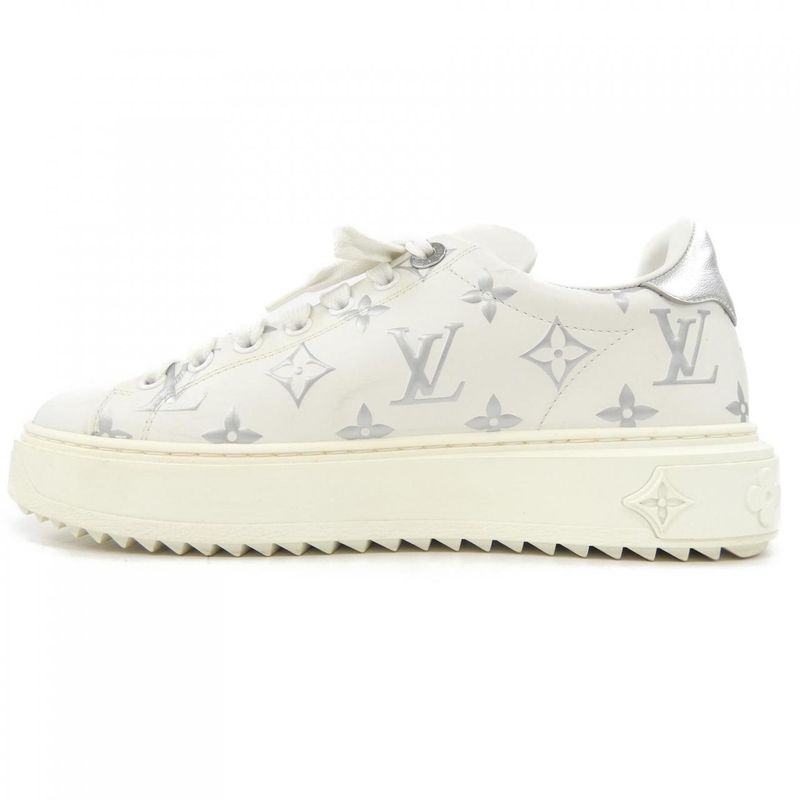 Louis Vuitton Metallic Monogram Pattern Time Out Line Sneakers