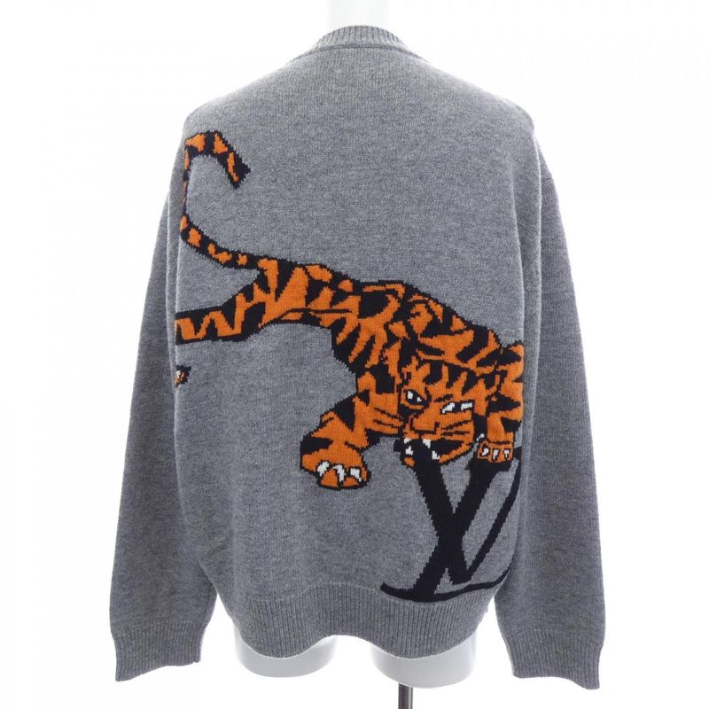 Louis Vuitton Taiga -intarsia Pullover- Hmn77wh56 Knit