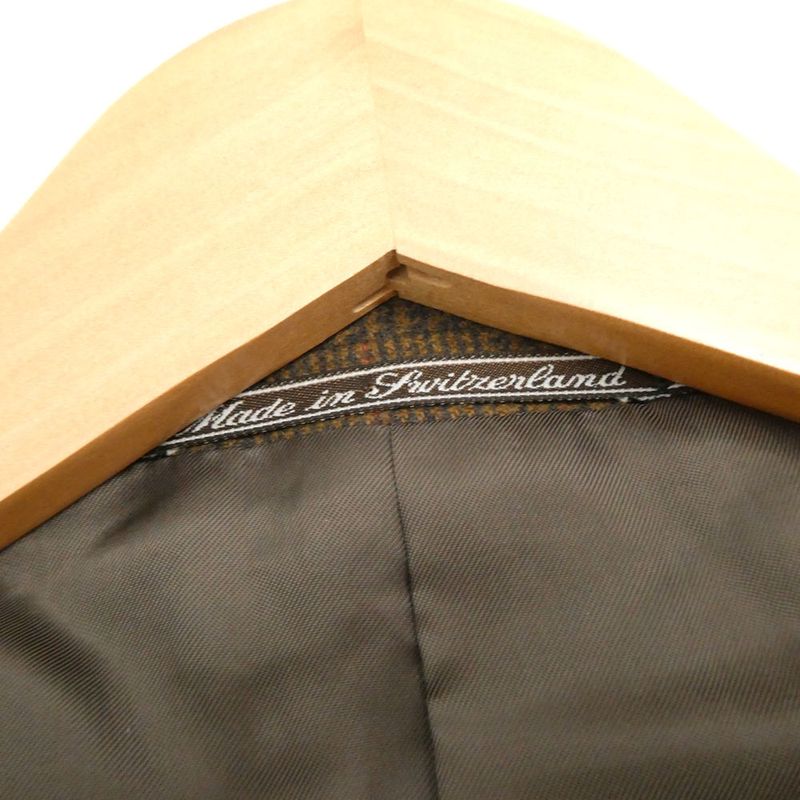 Gucci Tailored Jacket 1 Piece M Wool Check Shoulder Pad