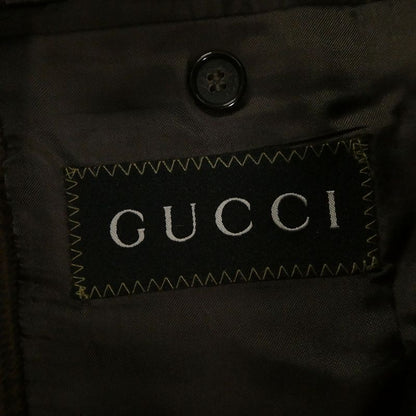 Gucci Tailored Jacket 1 Piece M Wool Check Shoulder Pad
