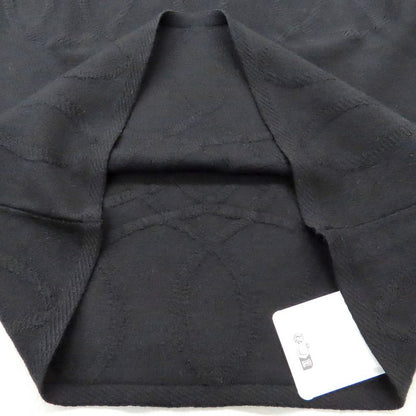HERMES Short Sleeve Knit Palfrowa Remix Motif H5h2675df0234 Black 38