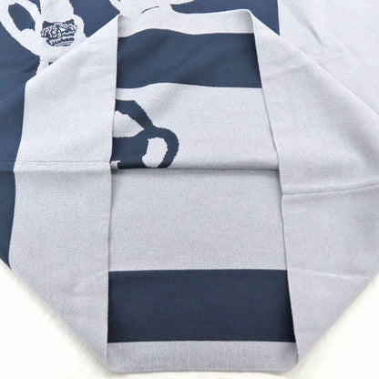 HERMES Knit Tops 5e2685da Sleeveless Gray Navy 38 Women's