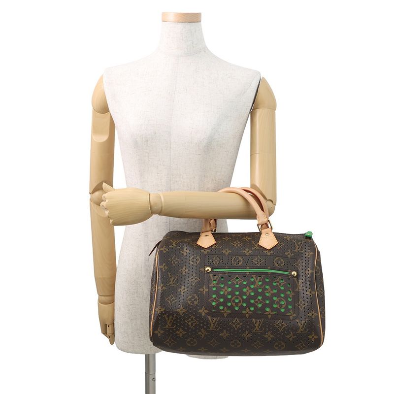 Louis Vuitton Handbag Monogram Perfo Speedy 30
