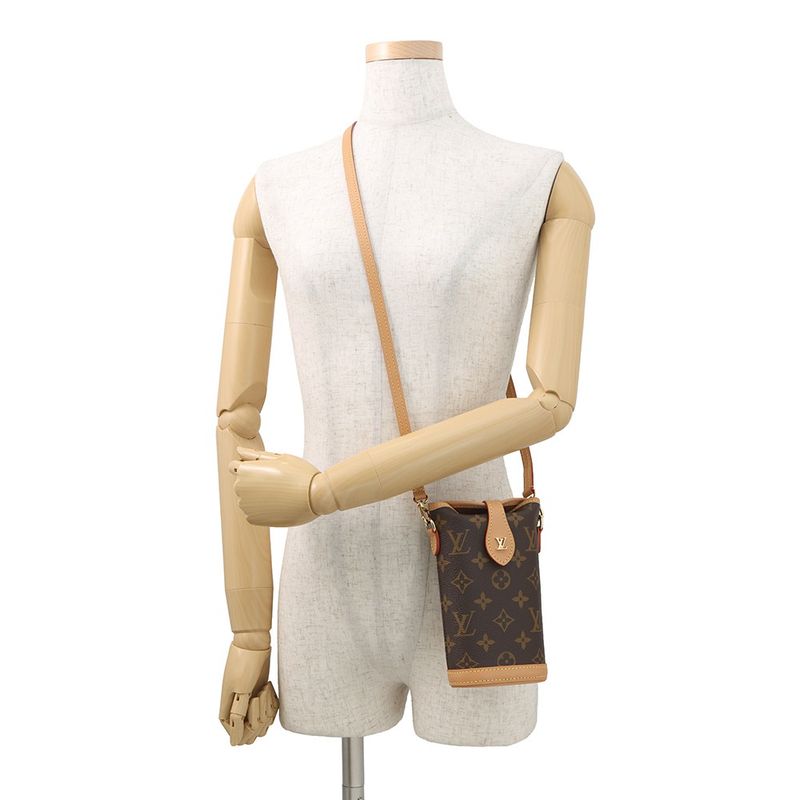 Louis Vuitton Shoulder Bag Monogram Fold Pouch