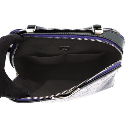 Louis Vuitton Handbag Monogram Vernis Melrose 2-Way Purple Noir Black