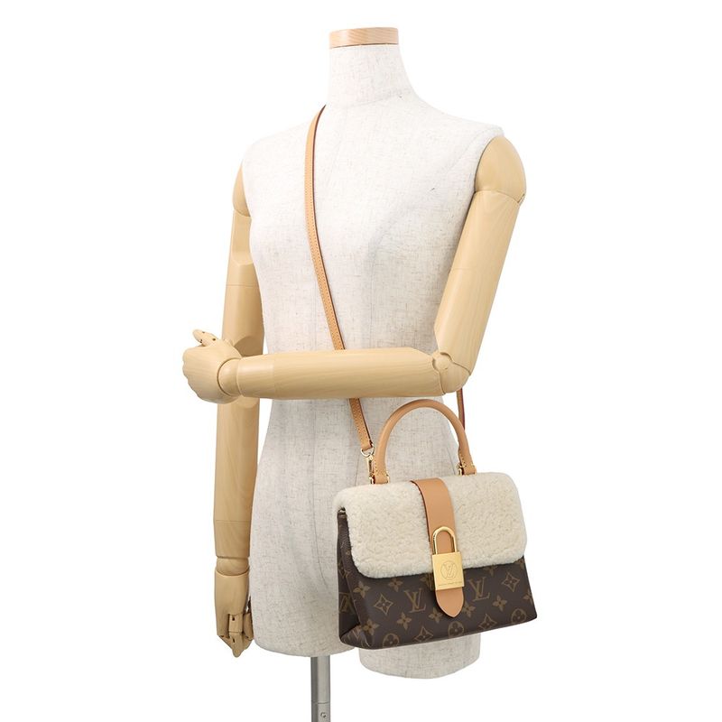 Louis Vuitton Handbag Monogram Mouton Rocki BB 2-Way