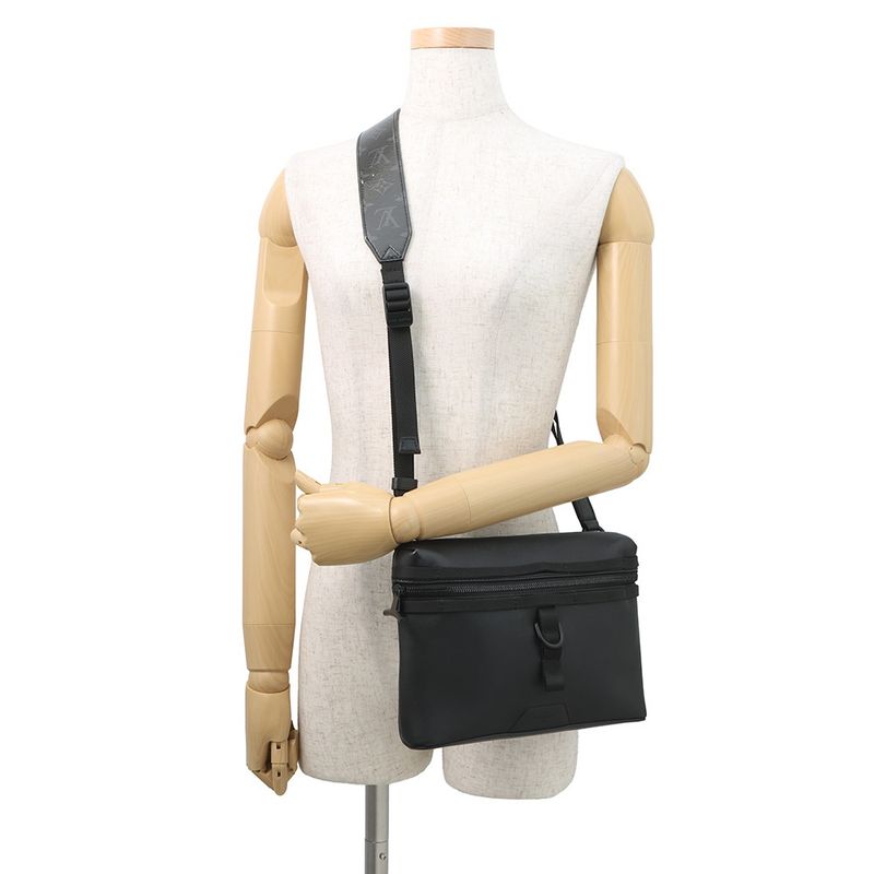 Louis Vuitton Shoulder Bag Dark Infini Tea Messenger PM Noir Black