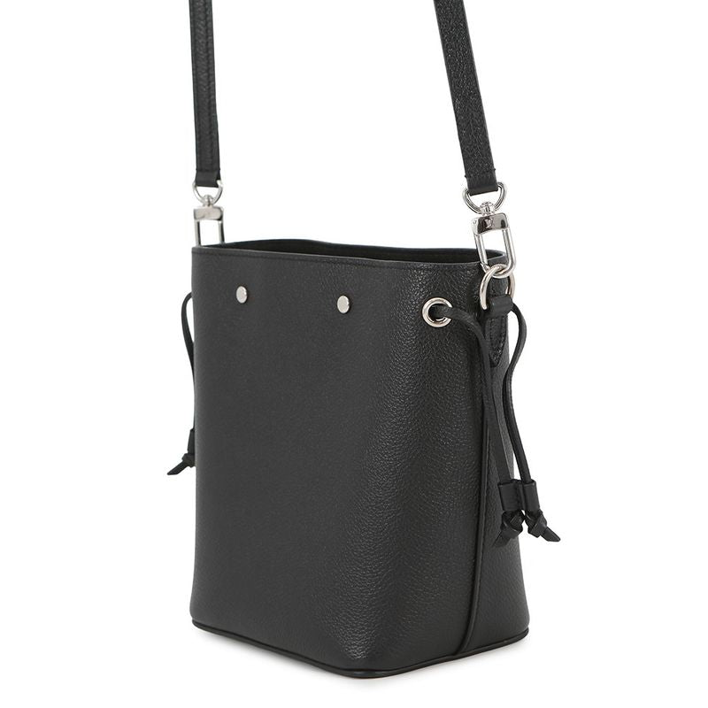 Louis Vuitton Shoulder Bag Calf Leather Nano Lockme Bucket Noir Black