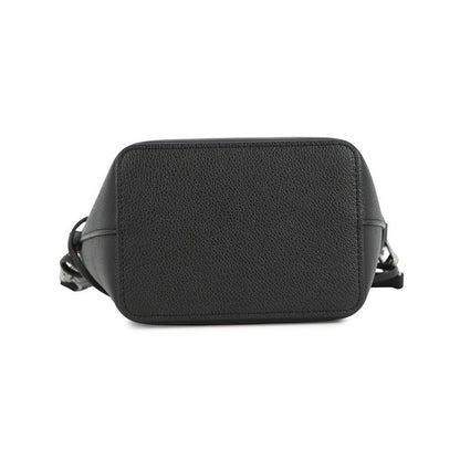 Louis Vuitton Shoulder Bag Calf Leather Nano Lockme Bucket Noir Black